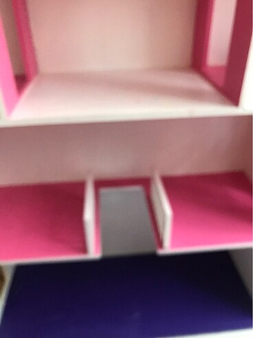  Beden Renk Ahşap barbie evi 3 katlı