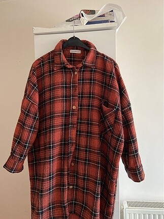 Oversize oduncu gömlek