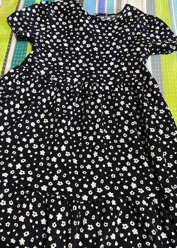 Çiçek Desenli Uzun Bohem Elbise - Görsel 2