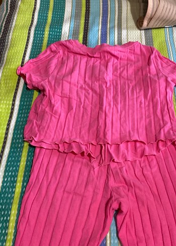 Piliseli Pembe Kız Pantolonu - Görsel 2