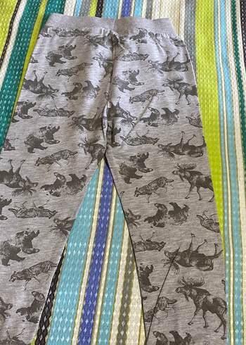 Gri Baskılı Erkek Çocuk Eşofman Altı - Görsel 2