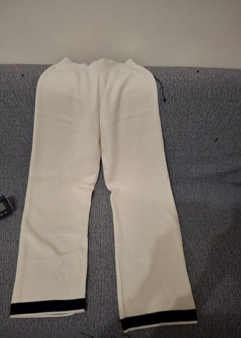 s Beden krem rengi triko pantalon