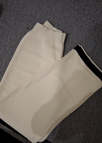 Kadın Bej triko pantalon