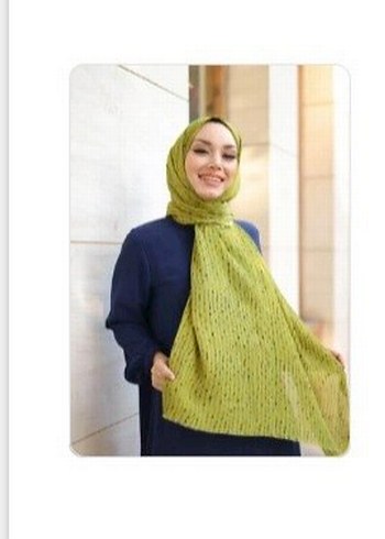yağ yeşili şal - Görsel 3