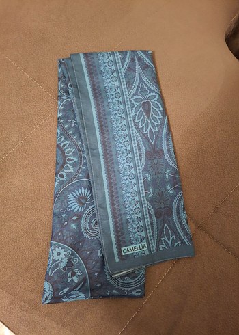 Lacivert Bohem Tarz Drapeli Kadın Şal - Görsel 3