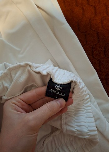 Kadın Beyaz Rahat Kesim Keten Eşofman - Görsel 2