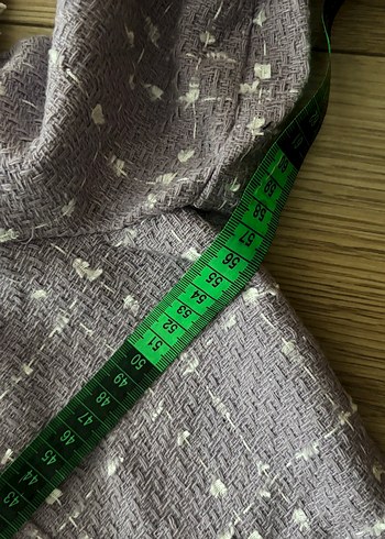 Zara Düğmeli Mor Pamuklu Kadın Ceket