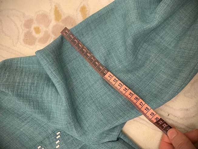 38 Beden turkuaz Renk Ferace