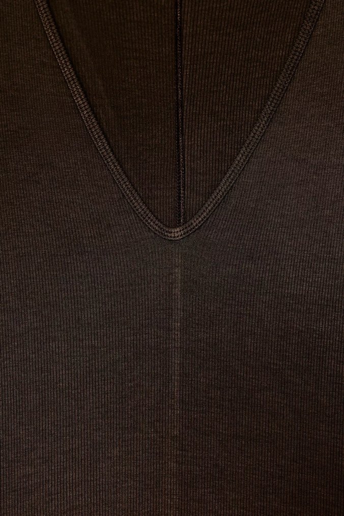 ZARA V YAKA UZUN ELBİSE - Görsel 3