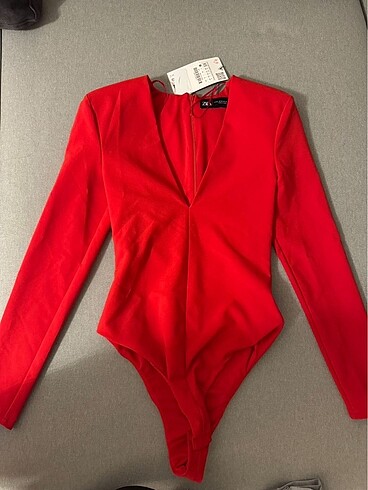 Zara Zara Vatkalı Streç Body #yeni