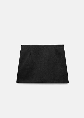 Zara Zara Düğmeli Şort Etek