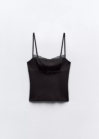 Zara Saten Komisol Bluz