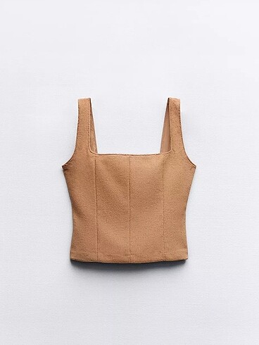 Zara Zara Suni Kürk Top
