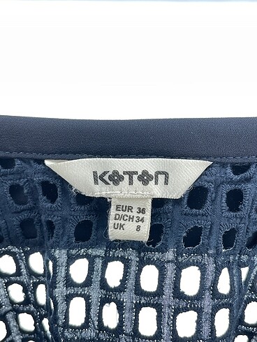 33 Beden lacivert Renk Koton Bluz %70 İndirimli.