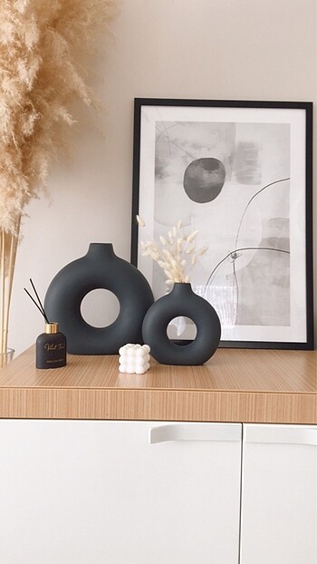 İkili Seramik Vazo Set H&M home model