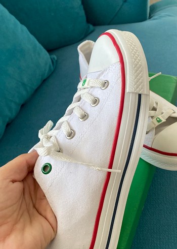 Benetton Benetton Beyaz Kadın Spor Ayakkabı