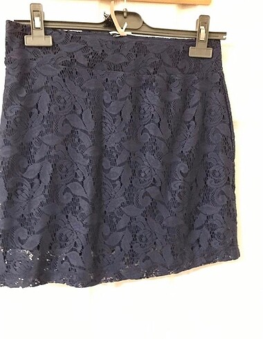 LC Waikiki Lcw Mavi Dantelli Etek