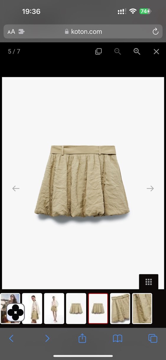 Pilili Mini Etek - Görsel 2