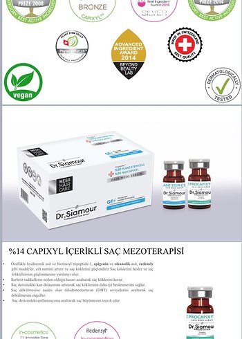 Plant Kök Hücre %14 Capixyl İçerikli Saç Mezoterapisi - Görsel 6