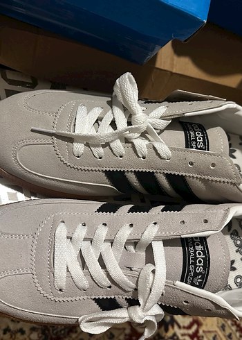 Gri Süet Adidas Spor Ayakkabı - Görsel 6