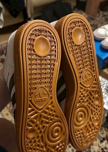 Gri Süet Adidas Spor Ayakkabı - Görsel 5