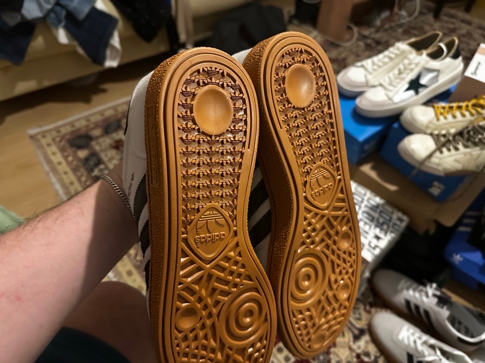 Gri Süet Adidas Spor Ayakkabı - Görsel 5