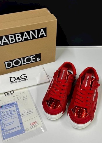 Dolce Gabbana Kırmızı Spor Ayakkabı 36~40 - Görsel 4