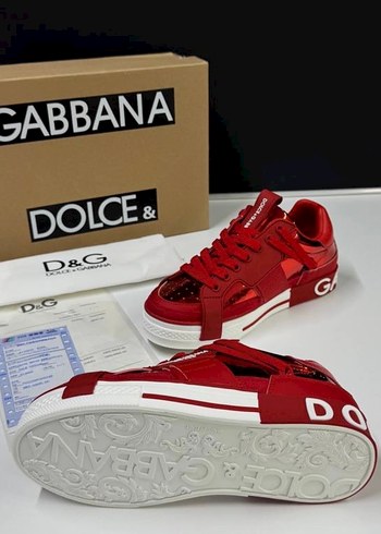 Dolce Gabbana Kırmızı Spor Ayakkabı 36~40 - Görsel 2