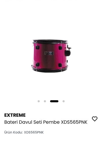 Pembe Extreme Bateri Davul Seti XDS565PNK - Görsel 3