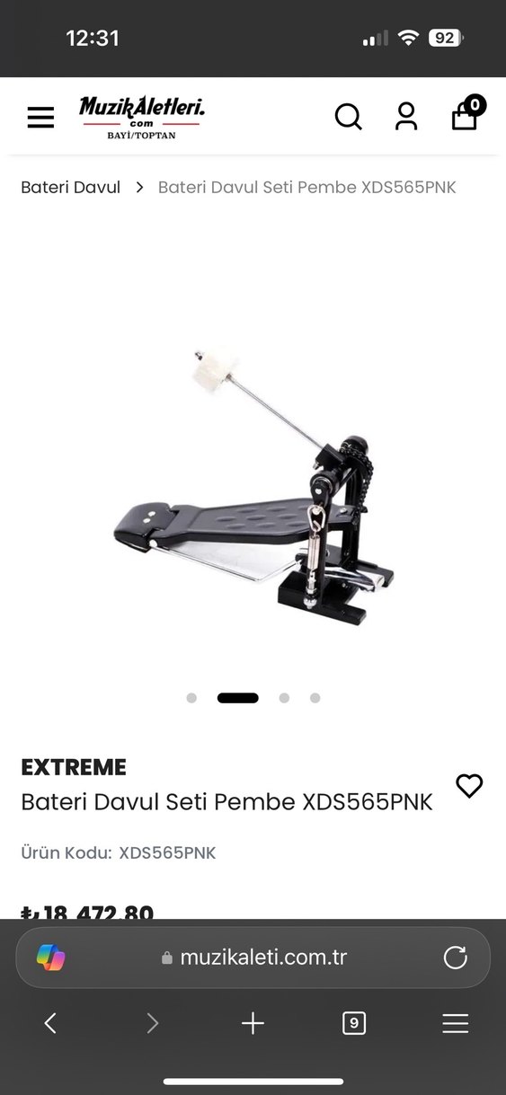 Pembe Extreme Bateri Davul Seti XDS565PNK - Görsel 2