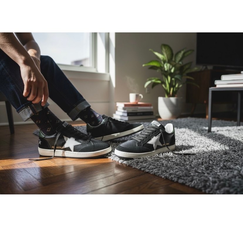 Golden Ghose Gri Stiletto Topuklu Spor Ayakkabısı - Görsel 2