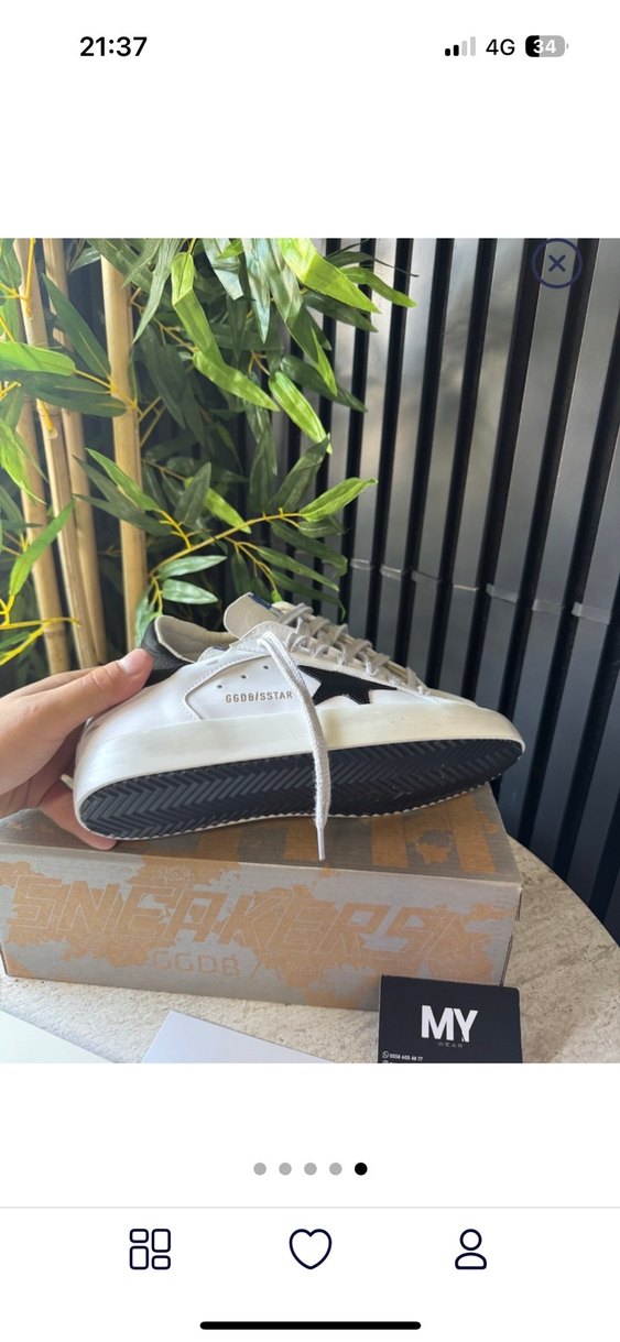 Gri Baskılı Bağcıklı Erkek Spor Ayakkabı - Görsel 3