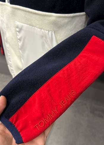 Tommy Fermuarlı Yüksek Yakalı Erkek Polar Sweatshirt - Görsel 4