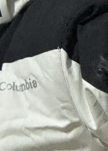 Columbia Fermuarlı Beyaz Siyah Street Style Erkek Mont - Görsel 4