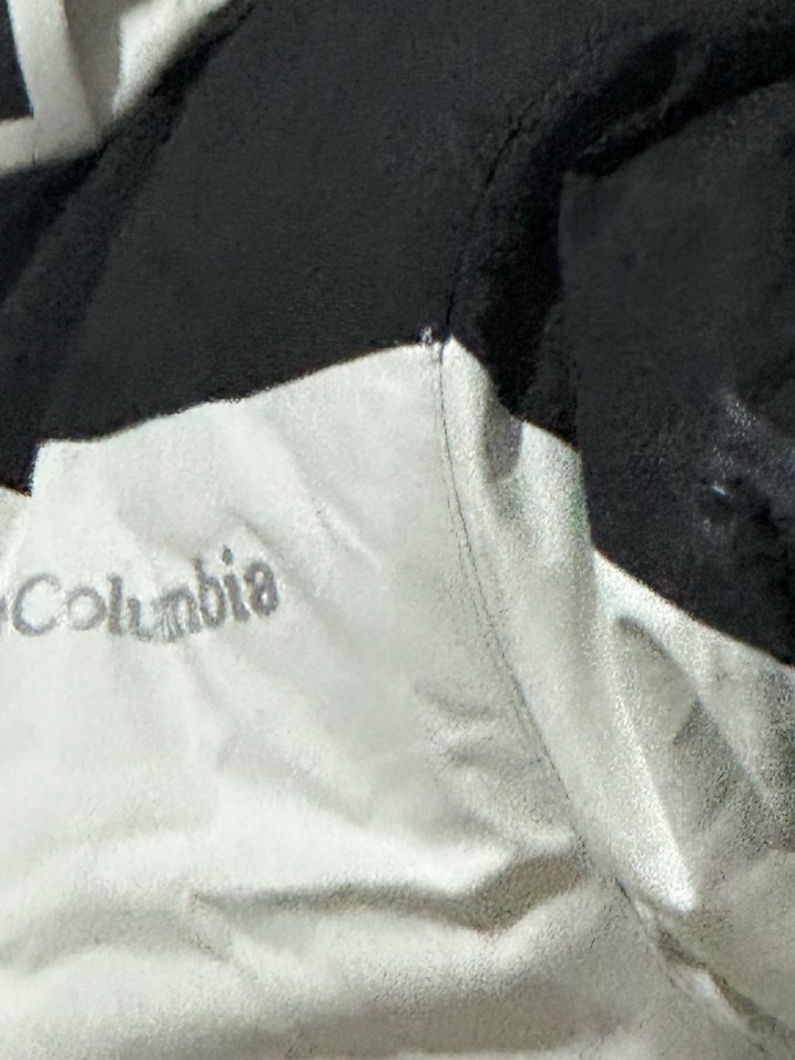 Columbia Fermuarlı Beyaz Siyah Street Style Erkek Mont - Görsel 4