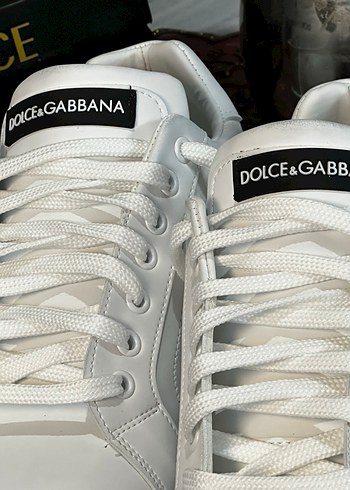 Beyaz Dolce&Gabbana Bağcıklı Erkek Spor Ayakkabı - Görsel 2