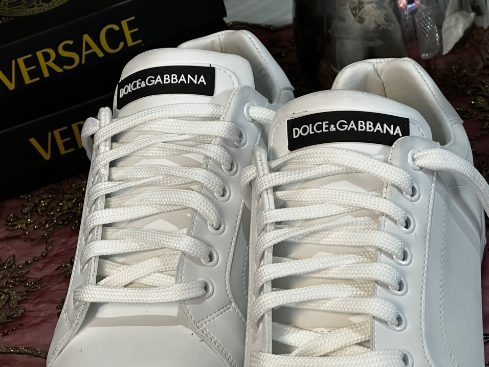 Beyaz Dolce&Gabbana Bağcıklı Erkek Spor Ayakkabı - Görsel 2