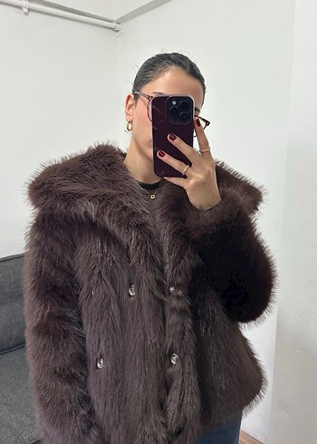 Kahverengi Suni Kürk - Görsel 5