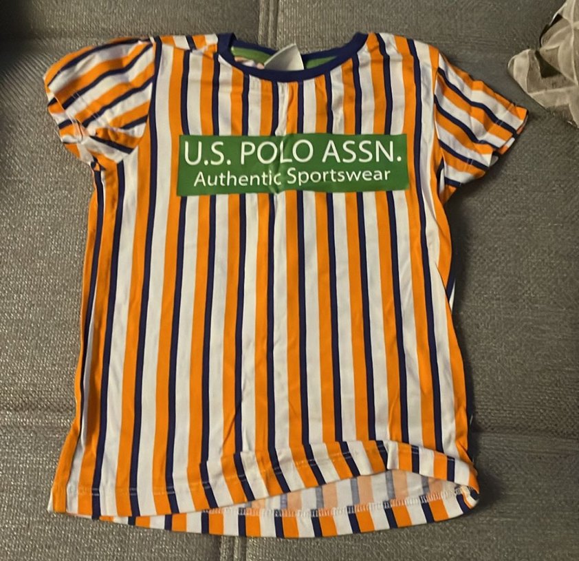 U.S. Polo Assn. Erkek Çocuk Çizgili Tişört - Görsel 4