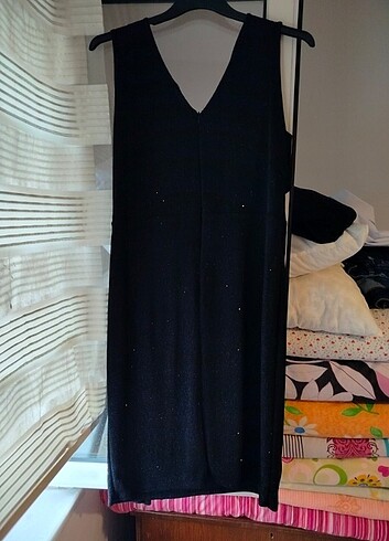 Abiye siyah kısa elbise  - Görsel 2