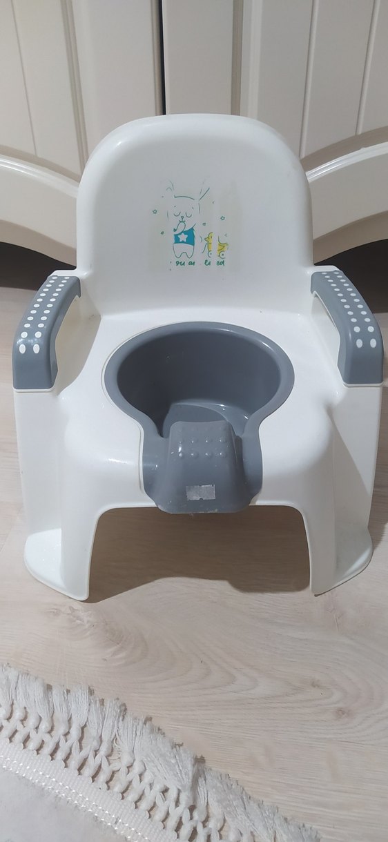 Gri-Beyaz Çocuk Sandalyesi - Görsel 2