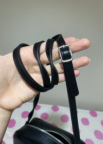 Calvin Klein Calvin Klein Siyah Deri Kadın Çapraz Çanta