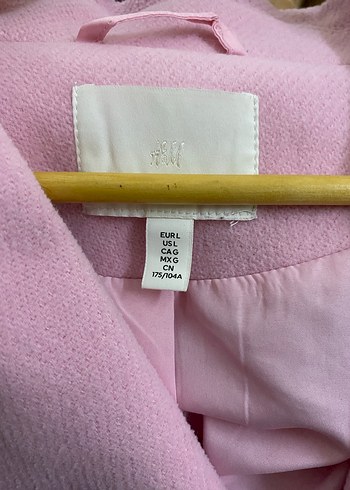 H&M Pudra Renk Oversize Kaban