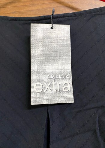 Pilili Siyah Midi etek - Görsel 3