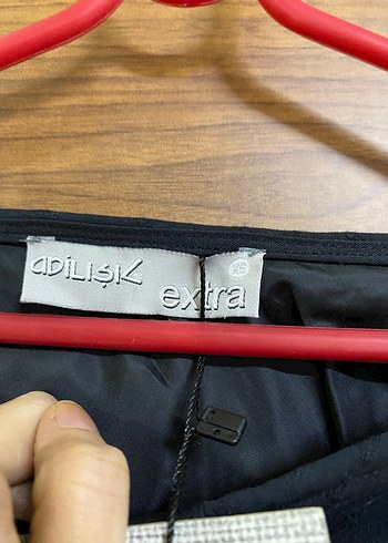 Pilili Siyah Midi etek - Görsel 4