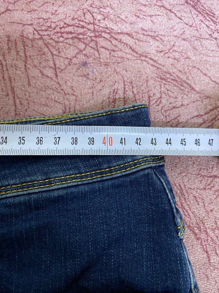 Kadın Mavi Denim Mini Şort - Görsel 5