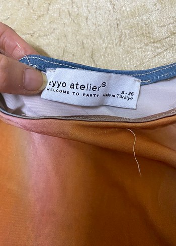 Bohem Çok Renkli Uzun Drapeli Askılı Elbise - Görsel 3