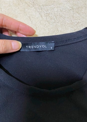 Lacivert Kısa Kollu Kadın Tişört - Görsel 2