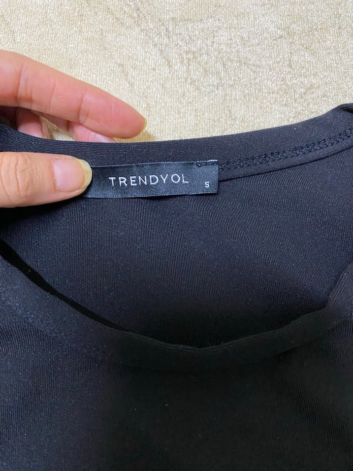 Lacivert Kısa Kollu Kadın Tişört - Görsel 2