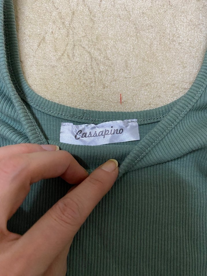 Turkuaz Uzun Kollu Salaş Kadın Kazak - Görsel 3